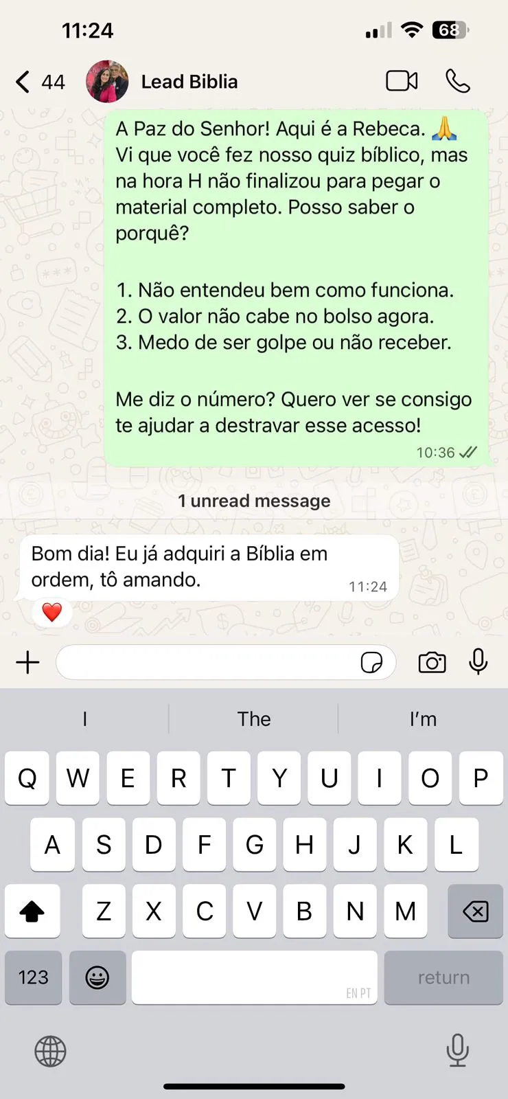 Depoimento sobre linha do tempo da Bíblia