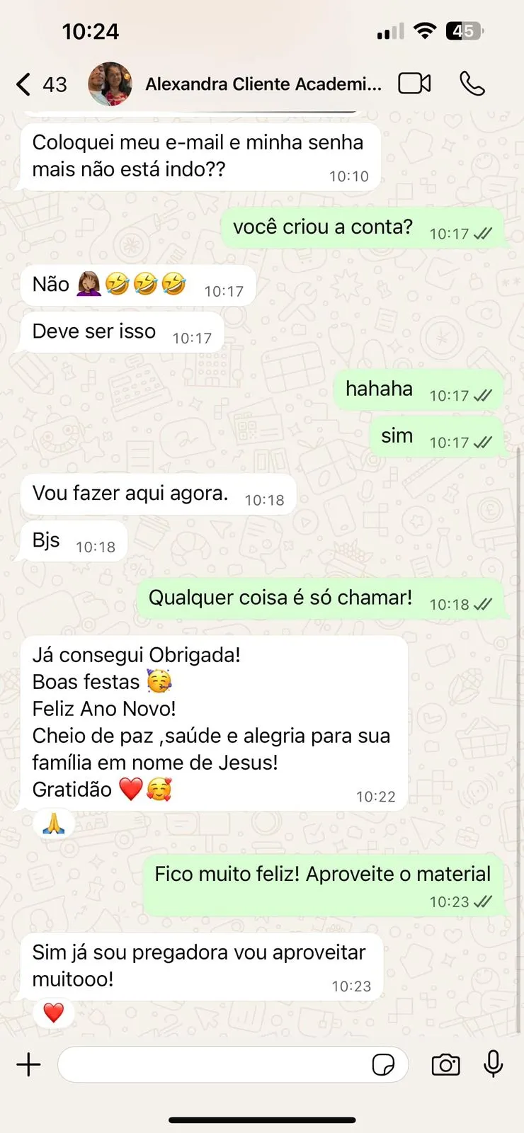 Depoimento sobre app Bíblia em Ordem
